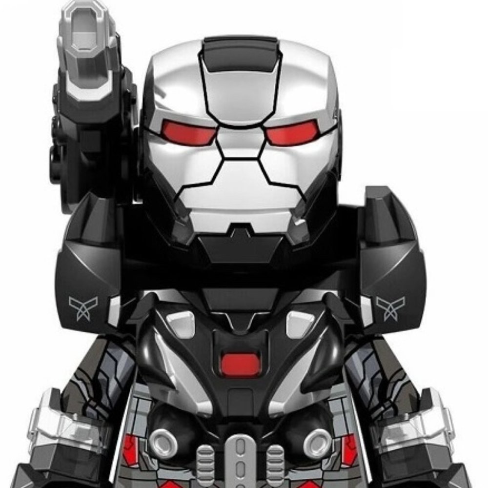 War Machine black Custom designed minifigure